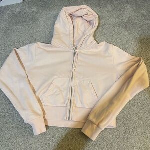 Baby pink cropped sweater